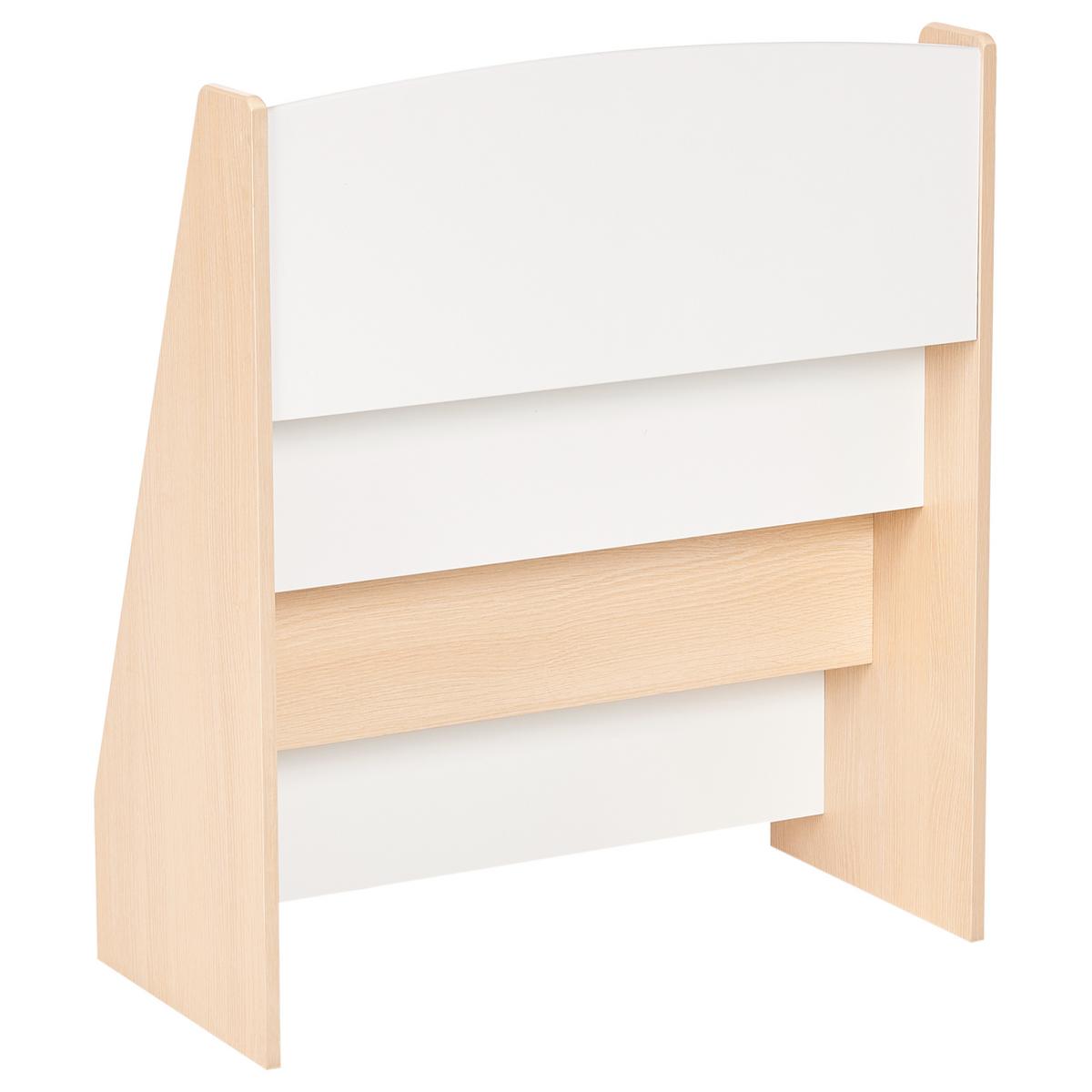 BÜCHERREGAL mit 4 Ebenen 70 cm Hellbraun Liloet - Braun, Holzwerkstoff (61/70/30cm) - Beliani
