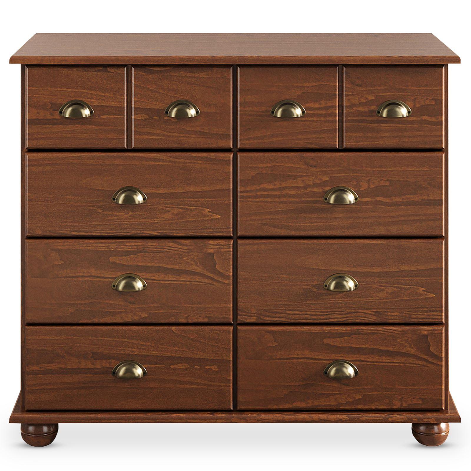 APOTHEKERKOMMODE COLMAR Kastanie - Kastanienfarben, Holz (92/80/39cm) - IDIMEX
