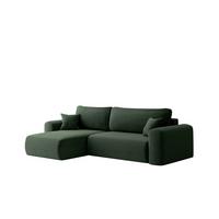 ECKSOFA Flora In Poso - Grün, Holzwerkstoff/Textil (145/272cm) - Fun Möbel