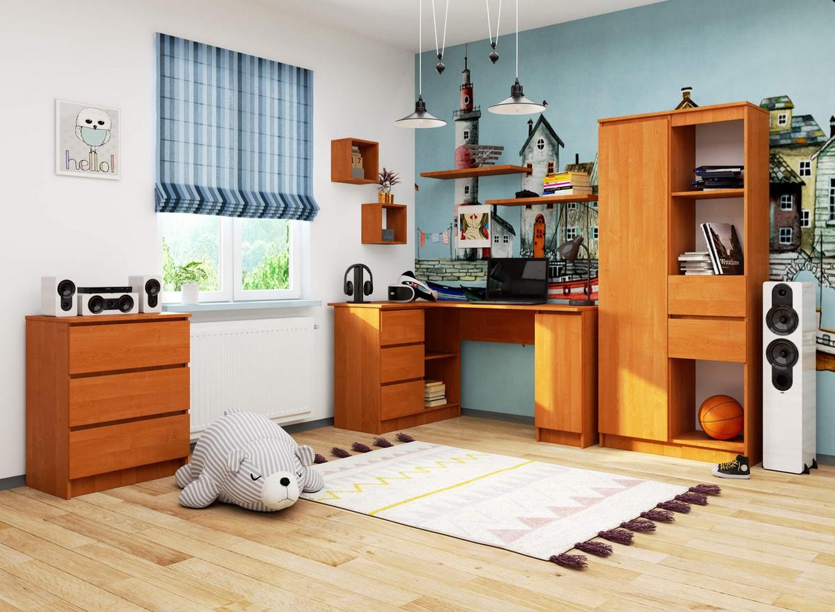 SCHREIBTISCH Erlefarben 77/155/85 - Erlefarben, Holzwerkstoff (135/60/77cm) - RAUMHIRSCH FURNITURE