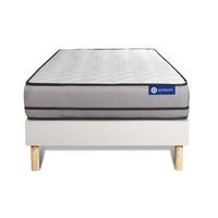 BETT Actimemo night Memory-Schaum 80 x 200 cm h4 - Kit Bettgestell Weiß - Beige/Weiß, Karton/Holz (80/200cm) - ACTISOM