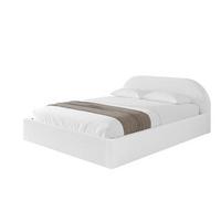 POLSTERBETT mit Bettkasten und Lattenrost, Boxbett ohne Matratze - TIVON-V1 180x200 Weiß - Weiß, Holzwerkstoff/Textil (180/200cm) - ALTDECOR