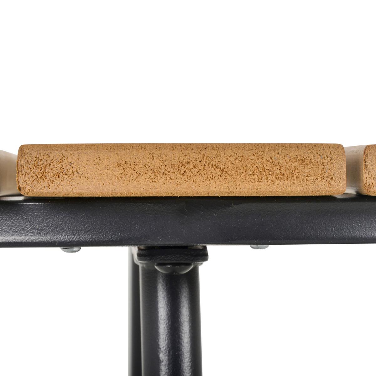 GARTEN BEISTELLTISCH, Braun, Stahl - Braun, Metall (49/49/48cm) - Outsunny