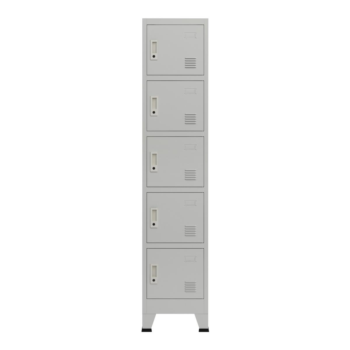 SPIND Joroinen - Grau, Metall (38/180/45cm) - [en.casa]