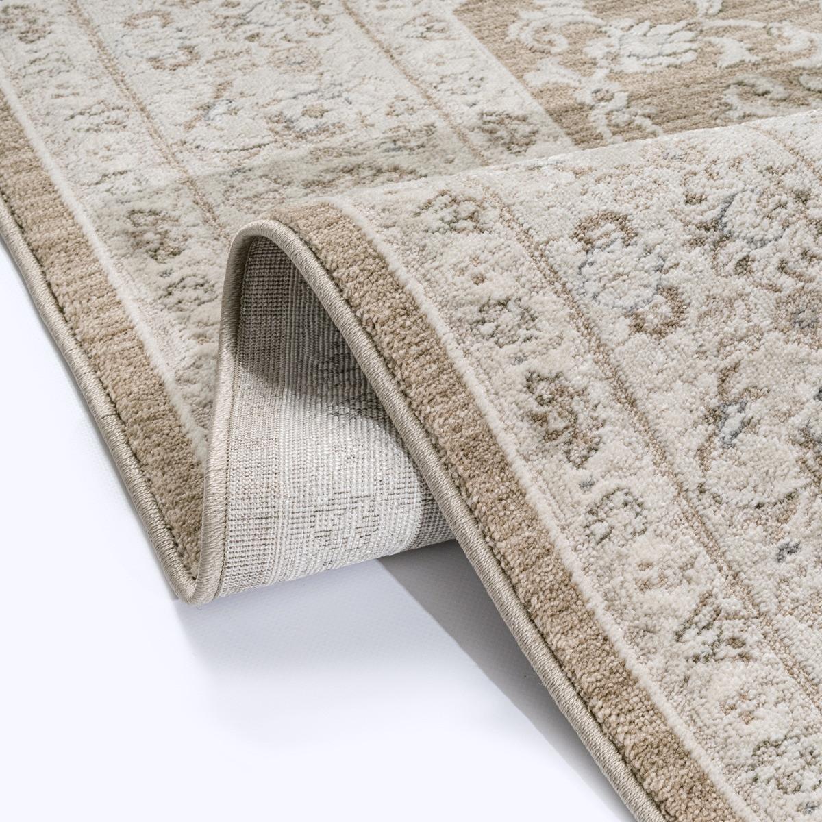 KURZFLORTEPPICH Orientalisch SCRIVIA Polypropylen Braun 120 x 160 cm - Braun, Textil (120/160cm) - KADIMA DESIGN