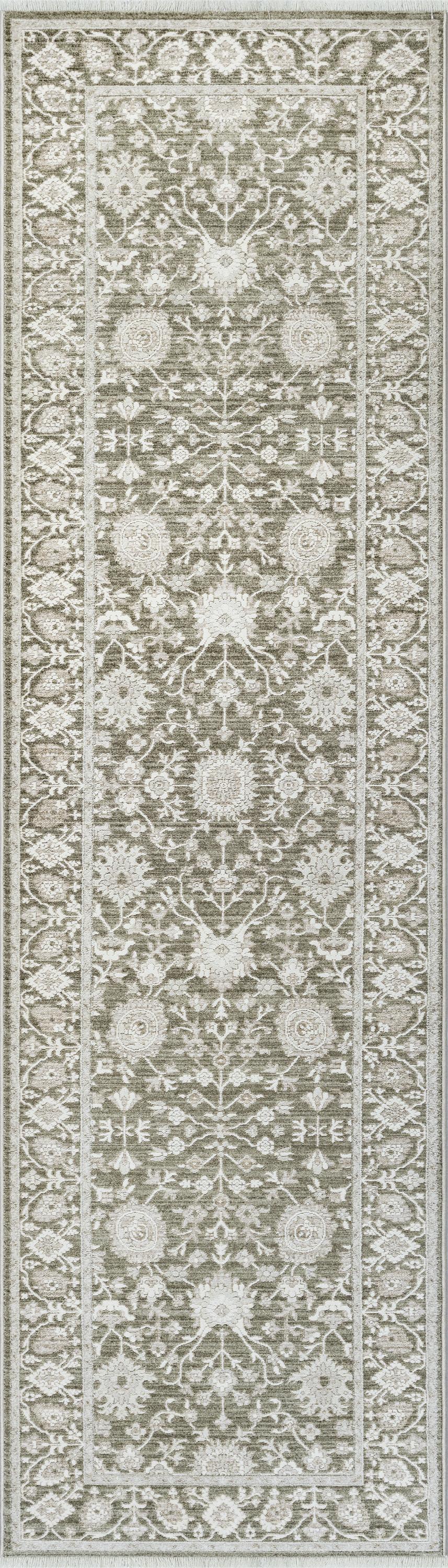 TEPPICHLÄUFER Orientalisch SCRIVIA Polypropylen Grün 80 x 150 cm - Grün, Textil (80/150cm) - KADIMA DESIGN