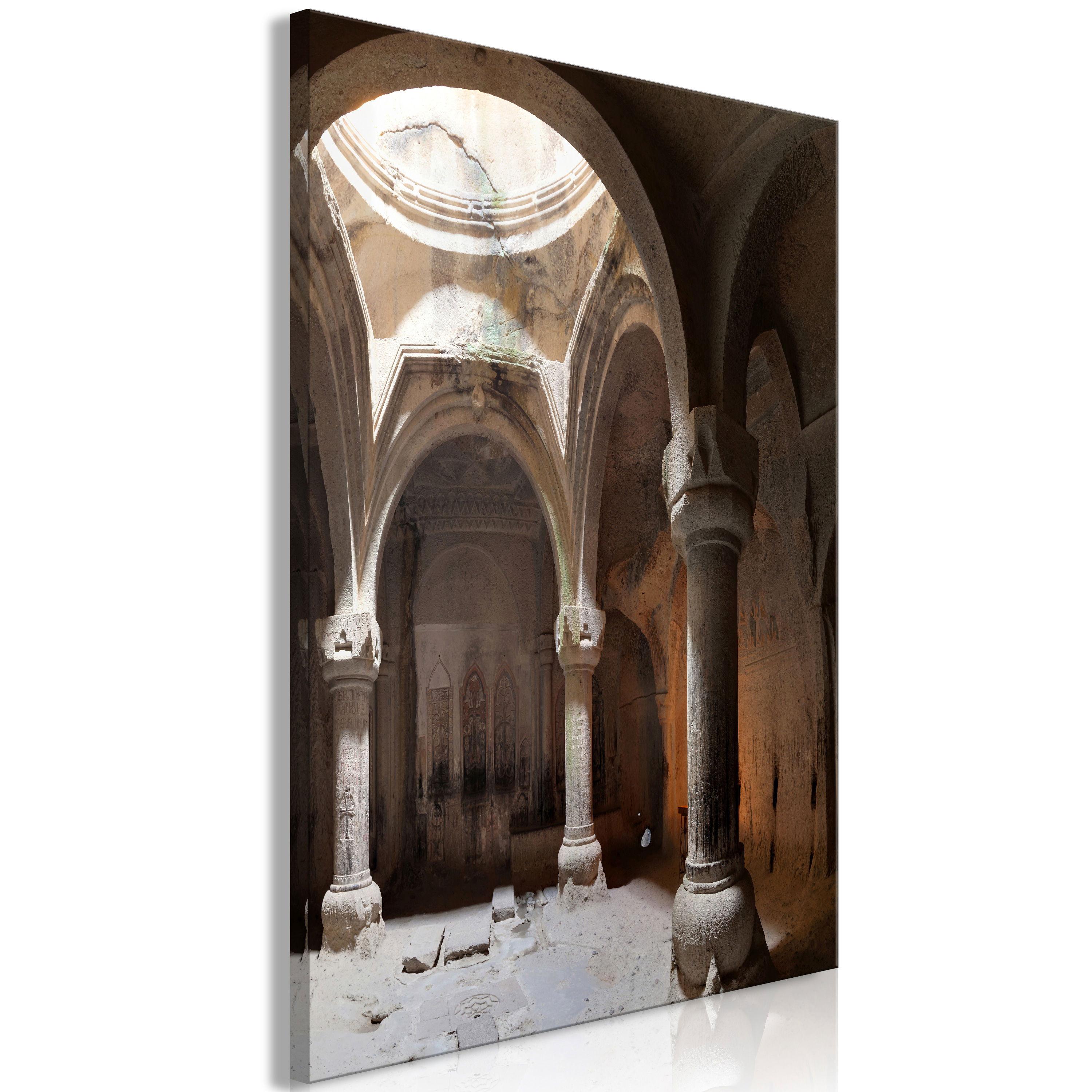 KUNSTDRUCK Beige 40/60 cm - Beige/Braun, Textil (40/60cm) - KUNSTLOFT