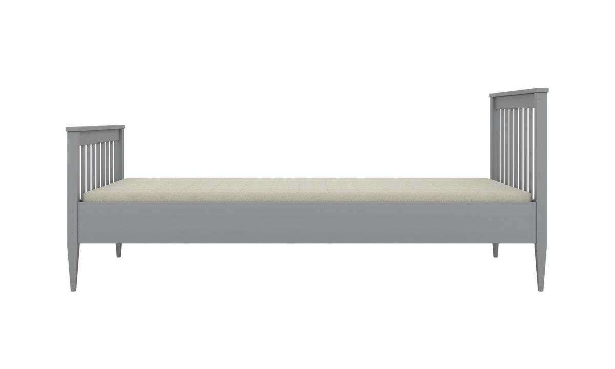 KINDERBETT Igns 80/90 -160/180/200 cm Grau 90/200 - Grau, Holz (90/200cm) - RAUMHIRSCH FURNITURE