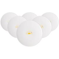 FRÜHSTÜCKSTELLER HELLO SUNSHINE With Love weiß-gelb ø 21,2 cm 6er Set - Gelb/Weiß, Keramik (21.2cm) - Villeroy & Boch