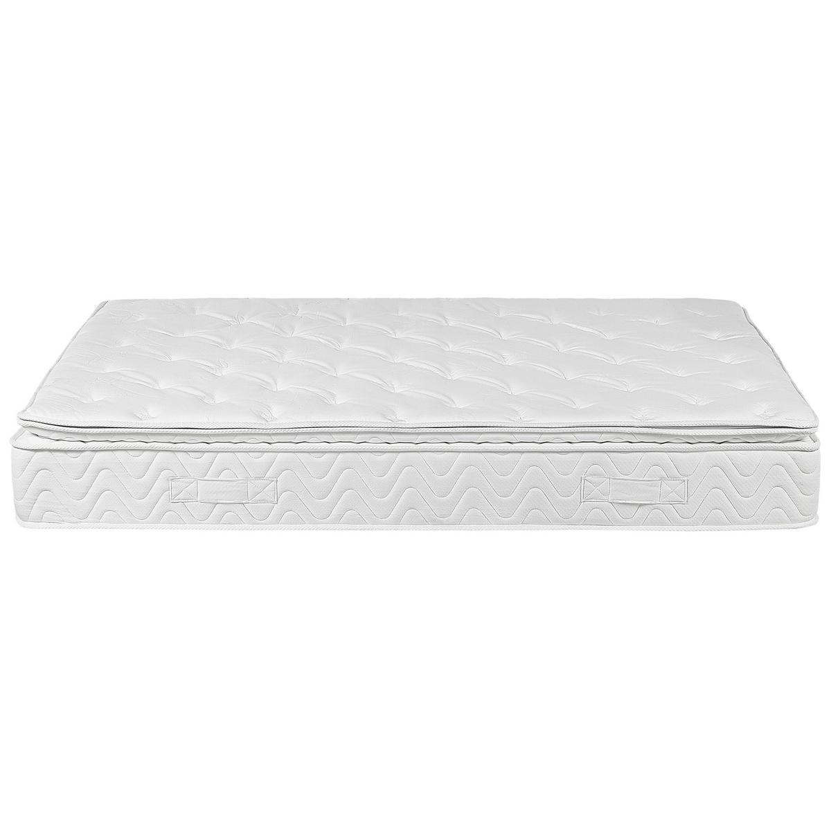 MEMORYSCHAUM-TASCHENFEDERKERNMATRATZE H3/4 Fest 180/200 cm Luxus - Beige, Textil (180/200cm) - Beliani
