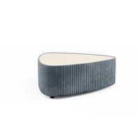 COUCHTISCH LINEO 89 cm Wohnzimmertisch gepolstert Grau - Grau, Holzwerkstoff/Textil (96/89/42cm) - MASSENO