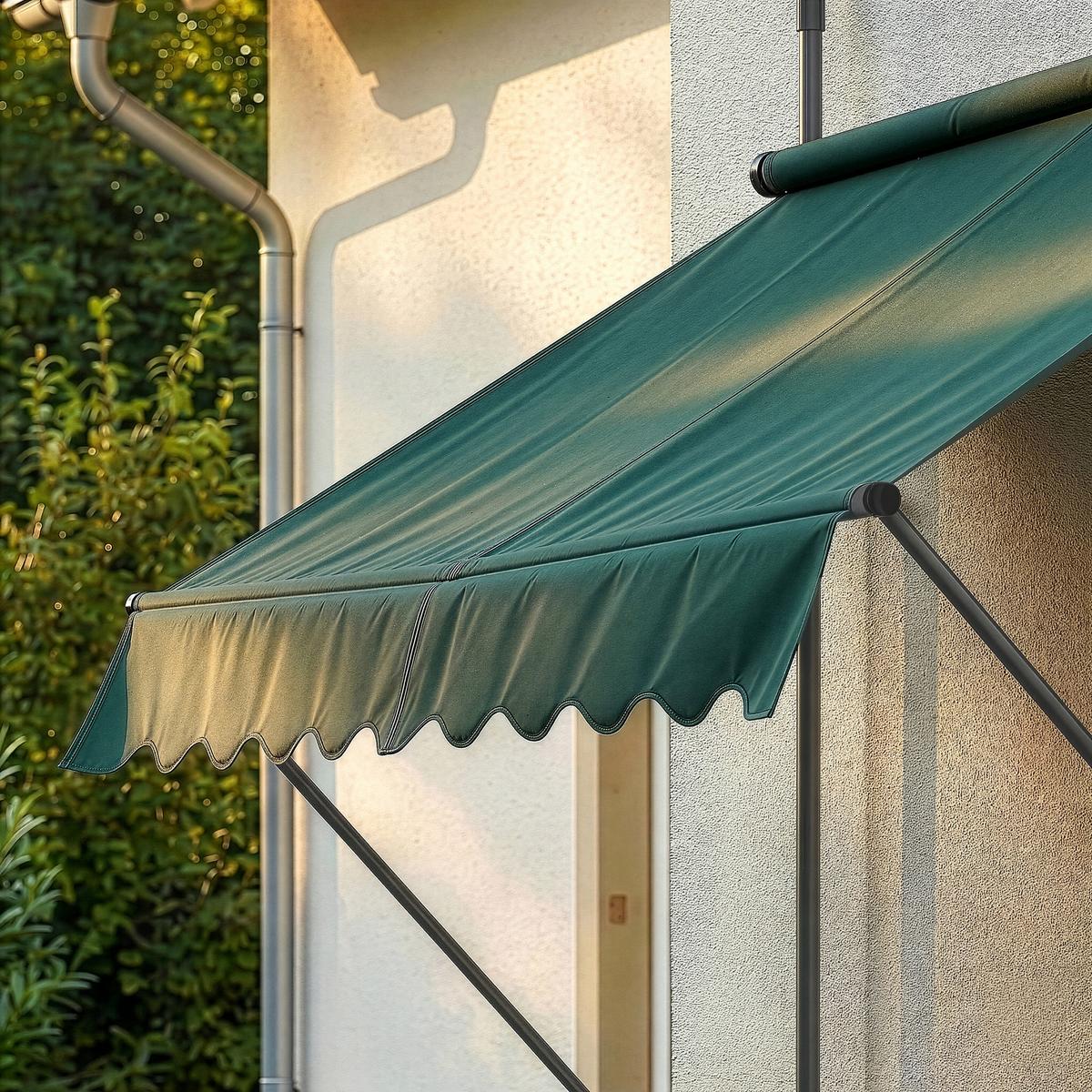 KLEMMMARKISE Stem - Dunkelgrün, Textil/Metall (250/309/120cm) - pro.tec