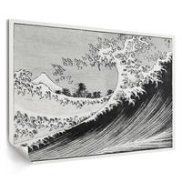POSTER - 42x29 cm (A3) - Hokusai - Hundert Ansichten des Fuji - Schwarz, Textil (42/29.7/0.1cm) - TULUP