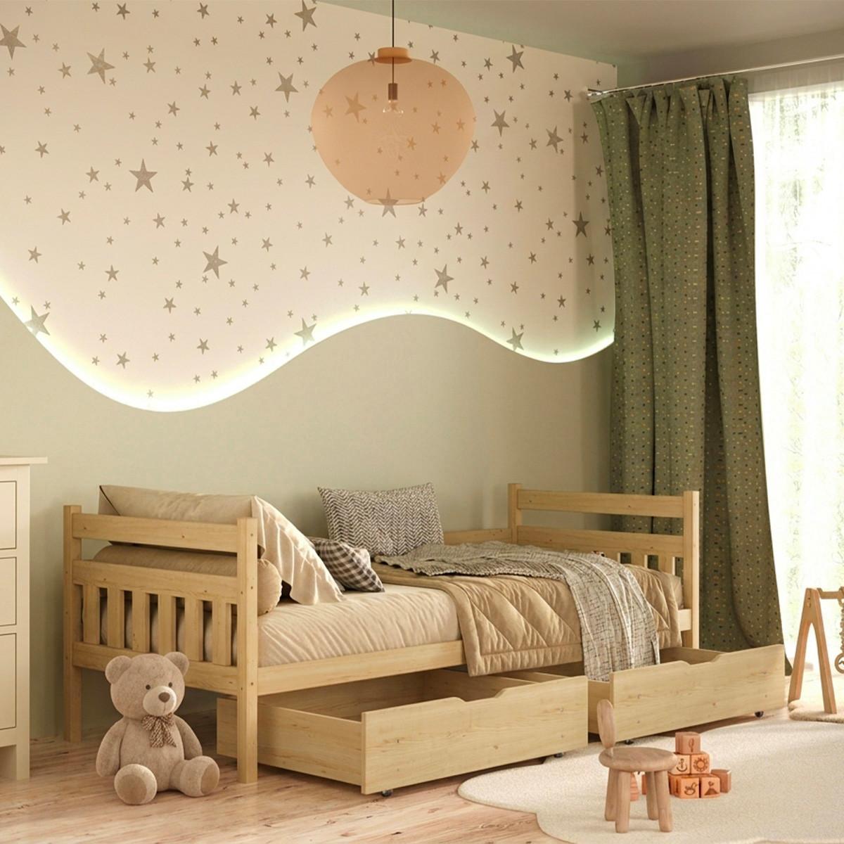 BETT 90/200 David Holz - Braun, Holz (90/200cm) - Petits-meubles