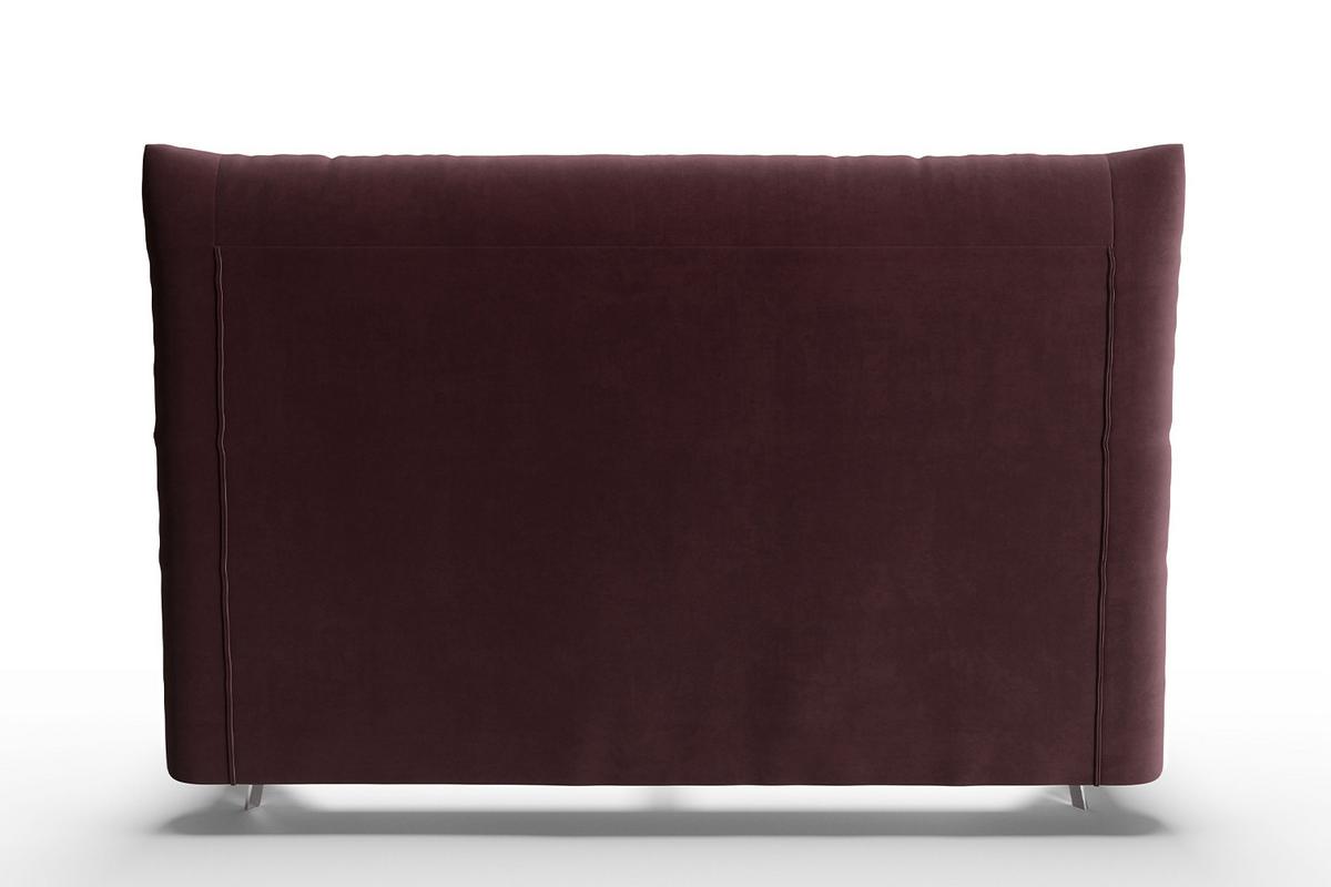 POLSTERBETT ANNY Violett Velvet - Violett, Textil (140/200cm) - KAWOLA