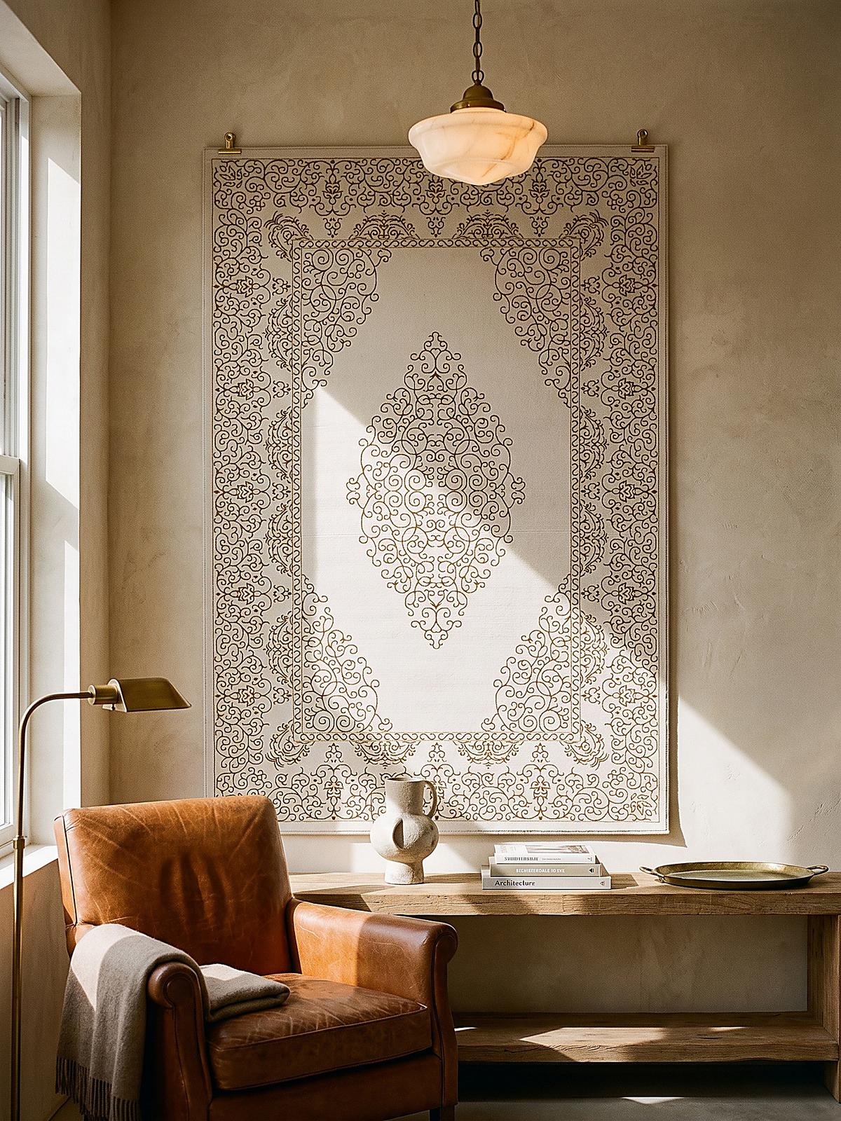 LÄUFER ERESMA Orient-Medaillon Polyester Creme 80 x 300 cm - Creme, Textil (80/300cm) - KADIMA DESIGN