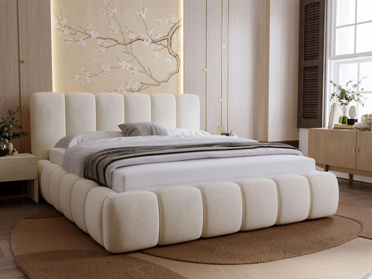 POLSTERBETT Royal 120x200 Beige - Beige, Textil (120/200cm) - Graingold