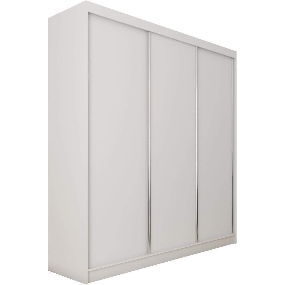 SCHWEBETÜRENSCHRANK Mario II 240/216/61 weiß mit Schubladen - Weiß, Holzwerkstoff (240/216/61cm) - Beautysofa