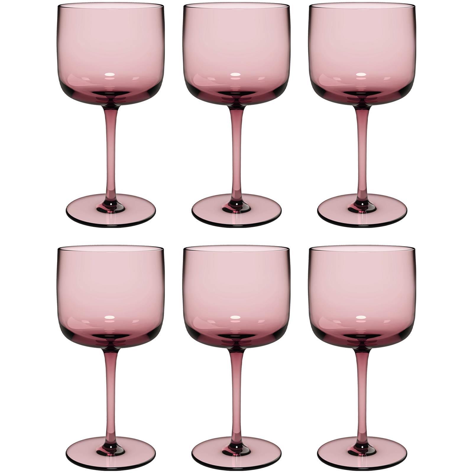 WEINGLÄSER Like Glass Grape 270 ml 6er Set - Pink, Glas (0.27L) - like.Villeroy & Boch