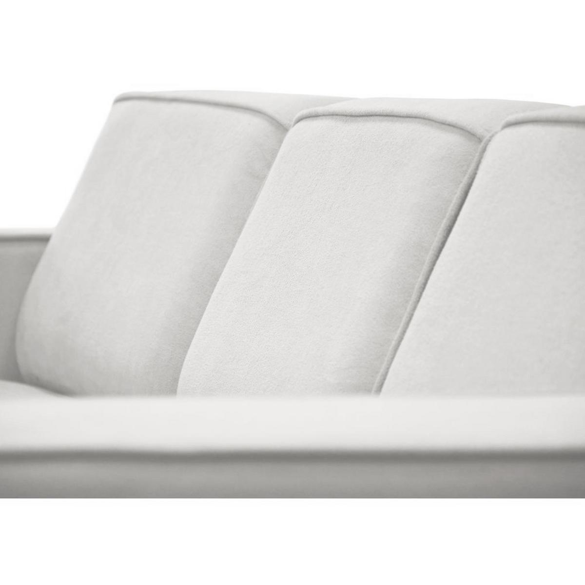 ECKSOFA ohne Schlaffunktion Pedro L beige rechts - Beige/Schwarz, Kunststoff/Textil (267/170cm) - Beautysofa