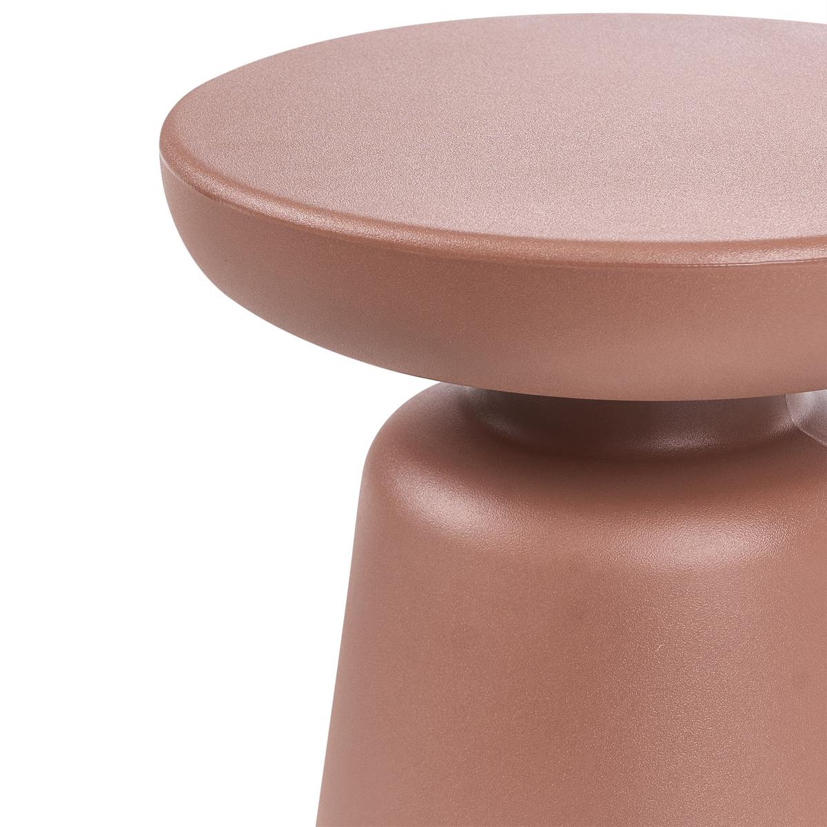 BEISTELLTISCH Goldbraun Tofet - Goldfarben, Kunststoff (39/39/44cm) - Beliani