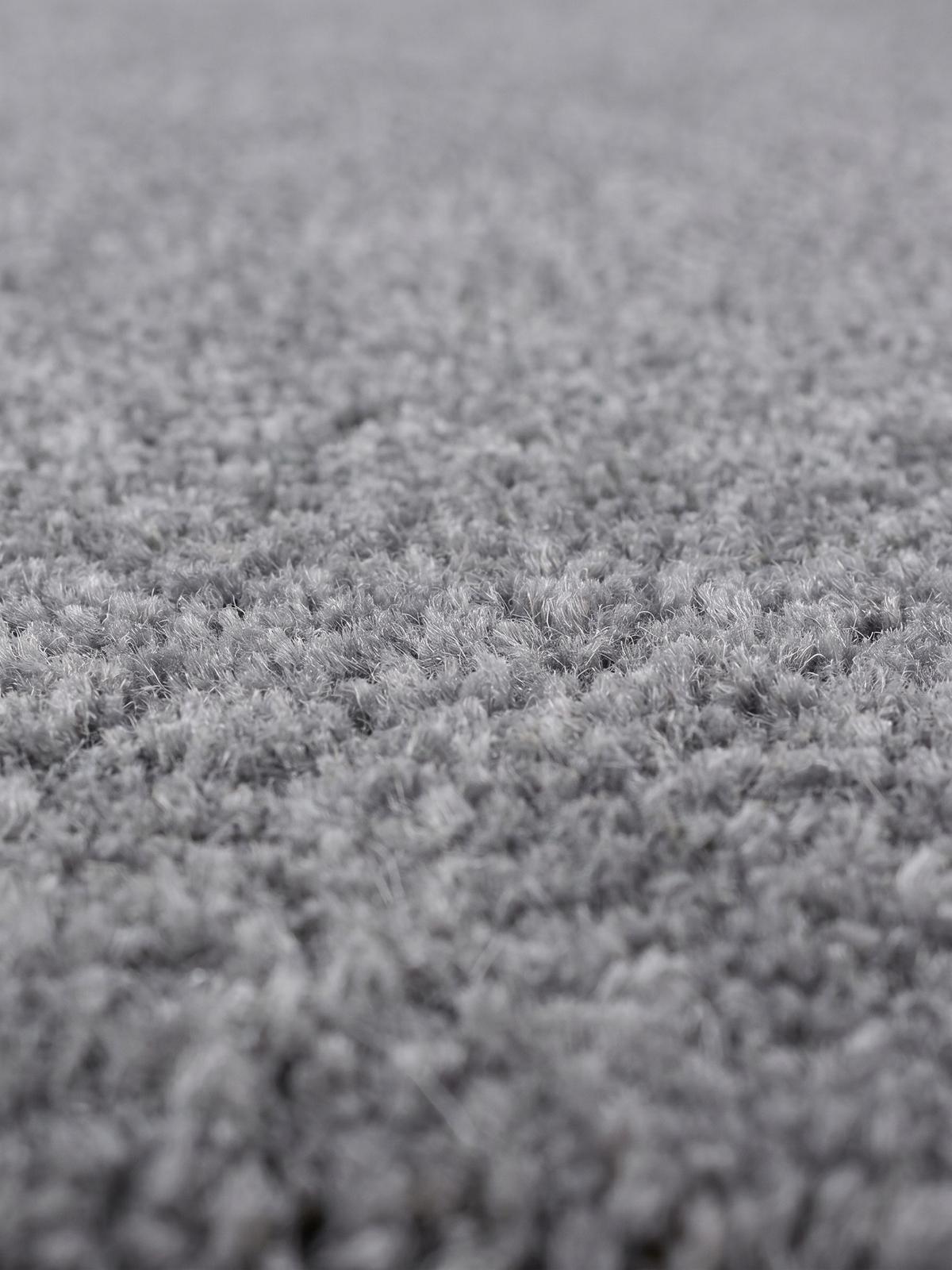 TEPPICH Kurzflor MAIN in Hellgrau, einfarbig, 60 x 100 cm - Grau, Textil (100/60cm) - KADIMA DESIGN