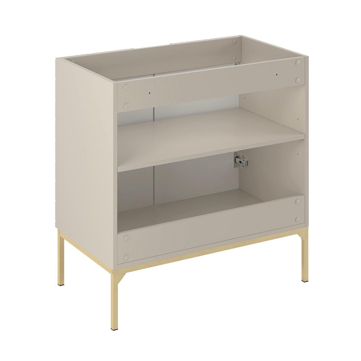 WASCHTISCHUNTERSCHRANK 80.6cm Daria Kaschmir - Beige, Holzwerkstoff (80.6/84.2/46.5cm) - Petits-meubles