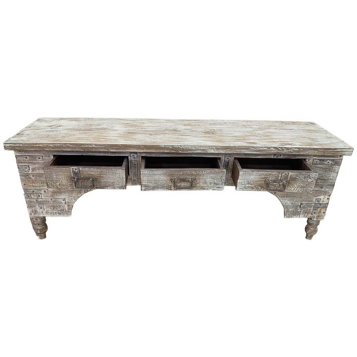 TV-LOWBOARD aus Holz, 175x45x57cm - Braun, Holz (175/57/45cm) - Wanderlust