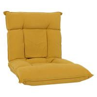 BODENSESSEL Gelb - Gelb, Textil (110/14/57cm) - MCW