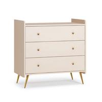 KINDERKOMMODE Lunea Kaschmir - Beige, Holzwerkstoff (90/48/92cm) - Petits-meubles