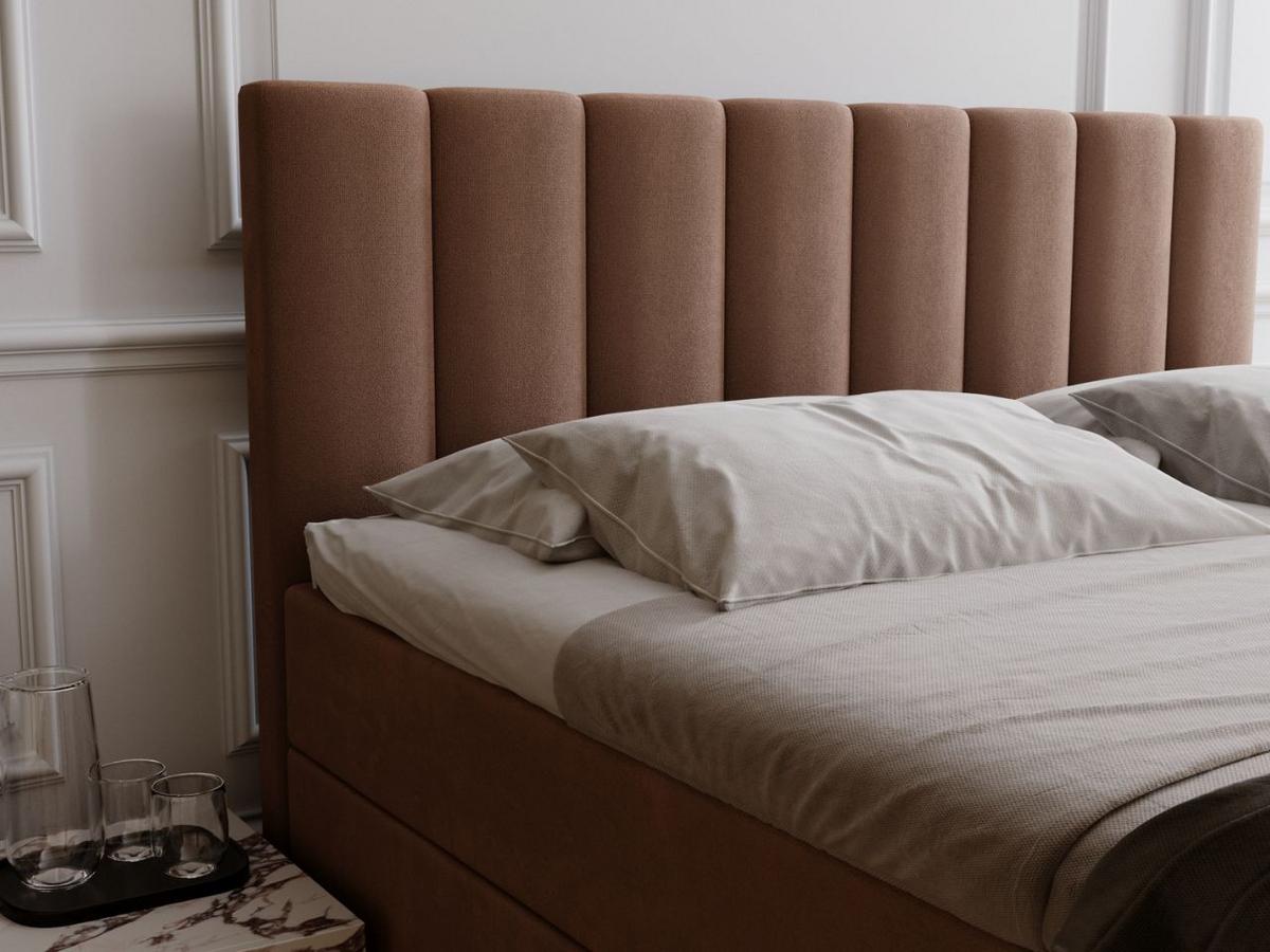 BOXBETT Mocca 200x200 Braun - Braun, Holz/Textil (200/200cm) - Graingold