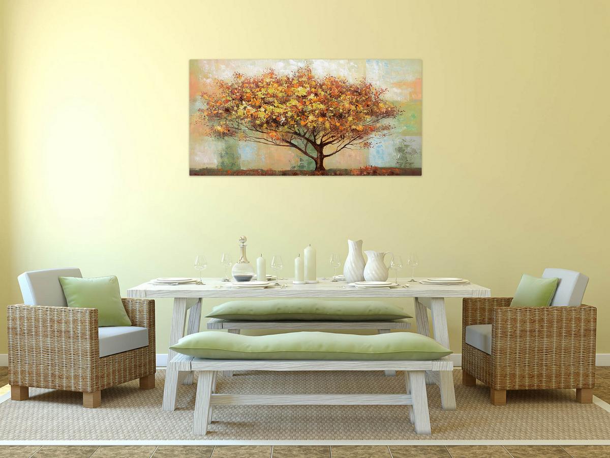 ÖLGEMÄLDE 120/60 cm - Braun, Holz/Textil (120/60cm) - KUNSTLOFT