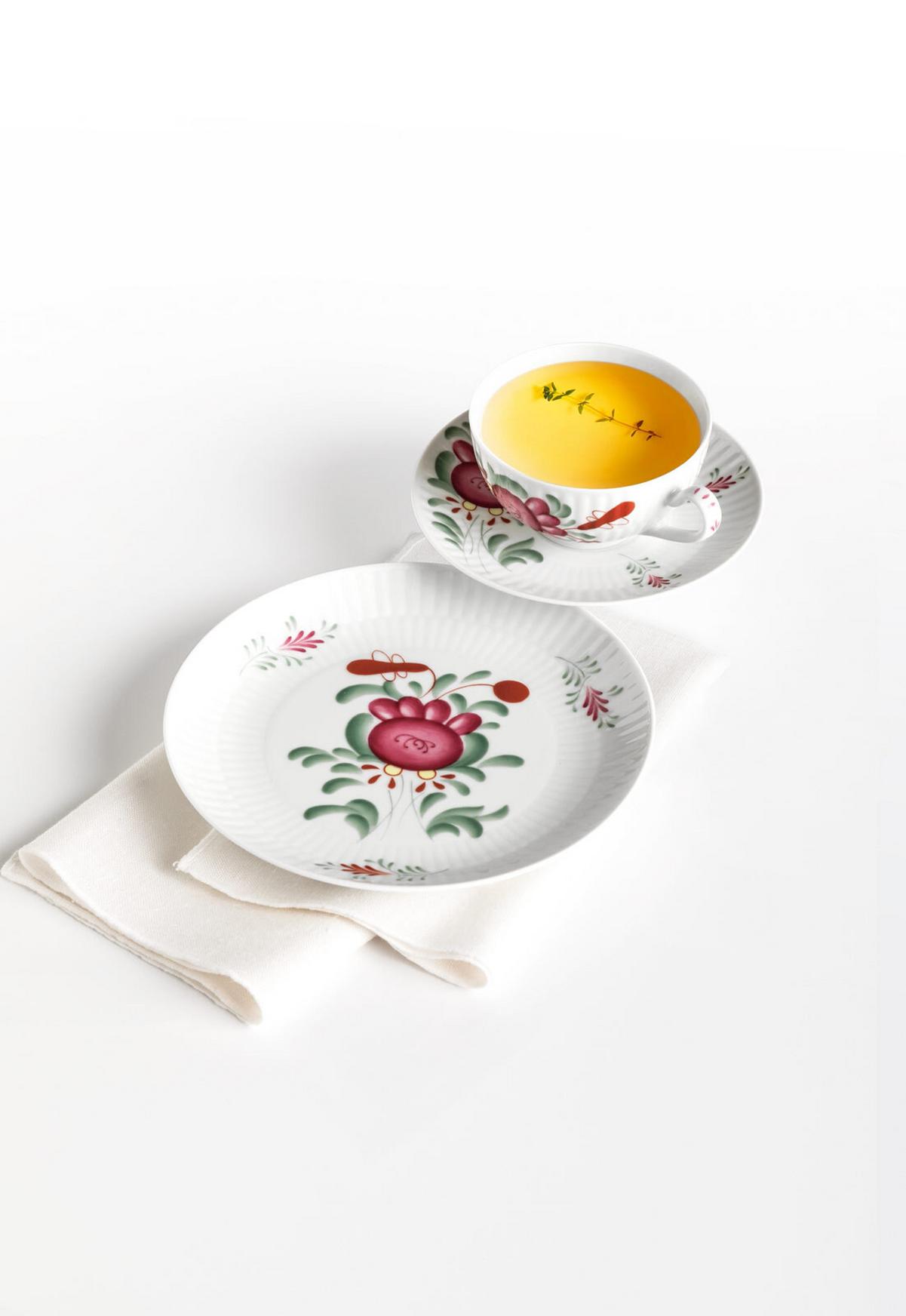 TEESERVICE Amina Ostfriesenrose bunt 18-tlg. - Multicolor, Keramik (2/2/2cm) - Seltmann Weiden
