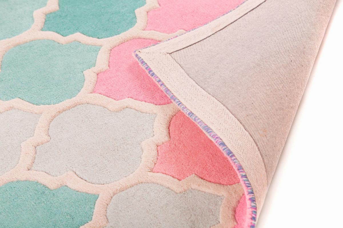 WOLLTEPPICH DERWENT, geometrisch, aus Wolle, Bunt, 80 x 150 cm - Multicolor, Textil (150/80cm) - KADIMA DESIGN