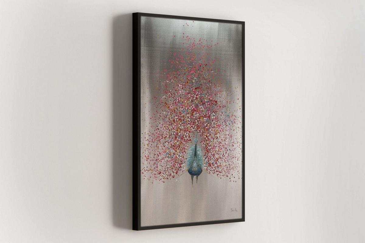 ACRYLBILD HANDGEMALT 80/120 cm - Pink, Holz/Textil (80/120cm) - KUNSTLOFT