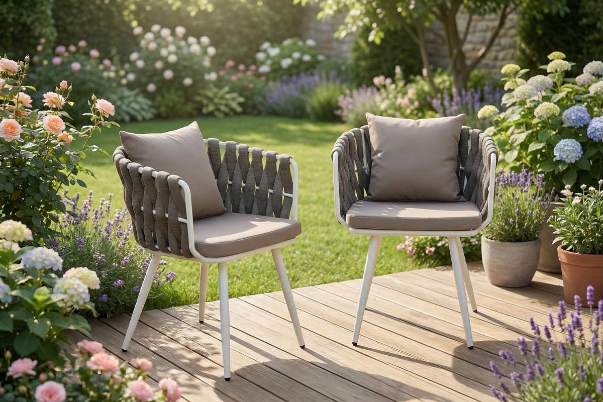 GARTENSTUHL LUSHA Grau Kunststoff, Metall (1er-Set) - Dunkelgrau, Metall (62/78/63cm) - KAWOLA