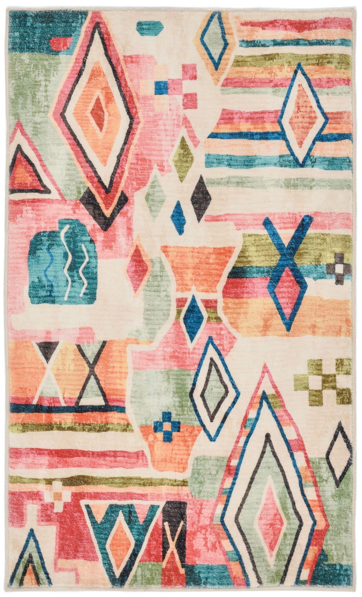 BADTEPPICH Ariella Bunt 50x60 cm - Multicolor, Textil (50/60cm) - Gino Falcone