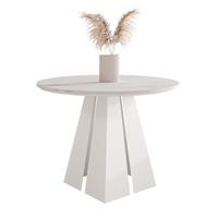 AUSZIEHTISCH FORTE 120/76 cm, Weiß / Bianco (Weiß) - Perlmutt/Weiß, Holzwerkstoff/Metall (120/120/76cm) - Idohome