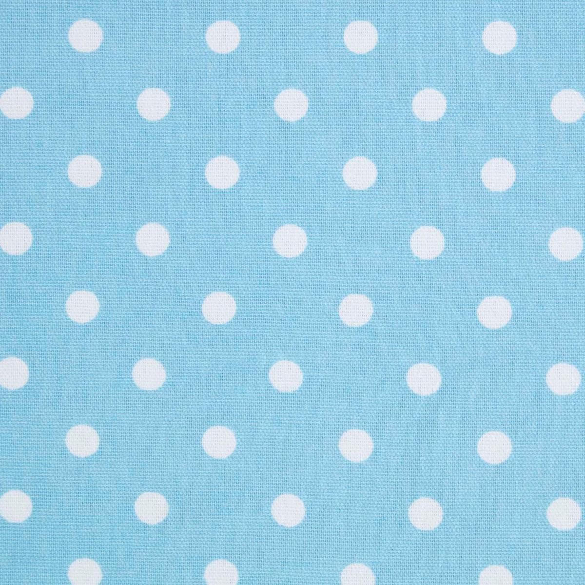 ÖSENVORHANG Polka Dots blickdicht 2er-Set, 117/137 cm - Blau, Textil (117/137cm) - Homescapes