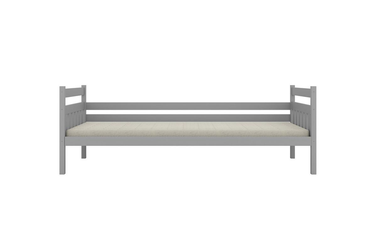 KINDERBETT Dawid mit Matratze 90/180 Grau 90/180 - Grau, Holz (90/180cm) - RAUMHIRSCH FURNITURE