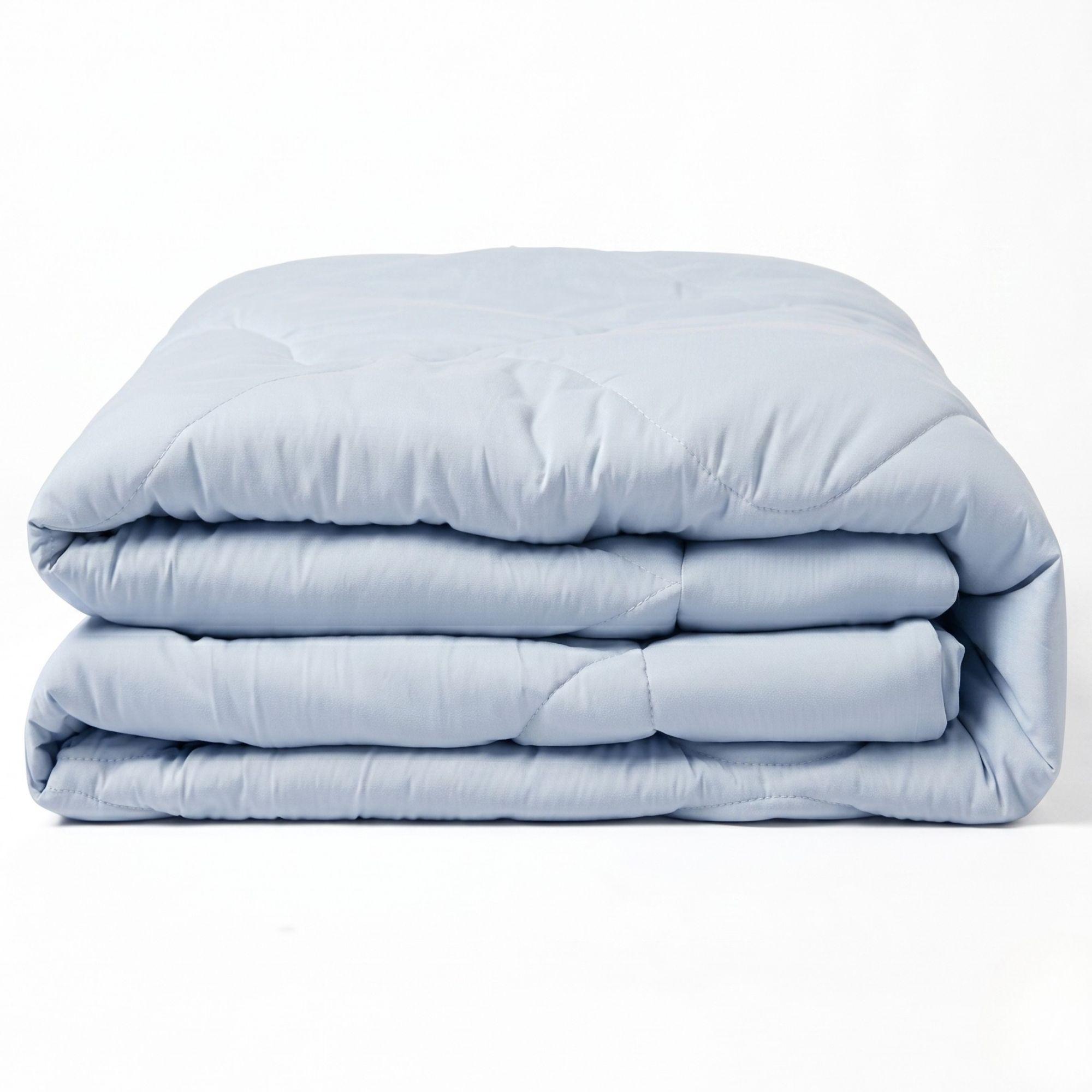 KÜHLDECKE hellblau, 155/220 cm - Hellblau, Textil (155/220cm) - Homescapes