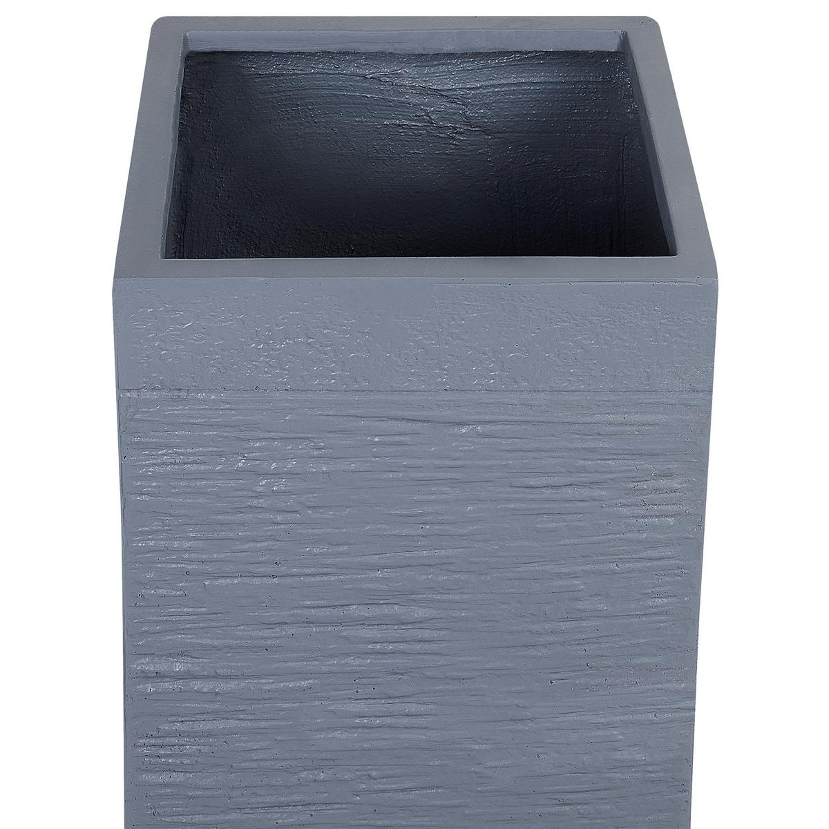 BLUMENTOPF Grau Dion - Grau, Naturmaterialien (70cm) - Beliani