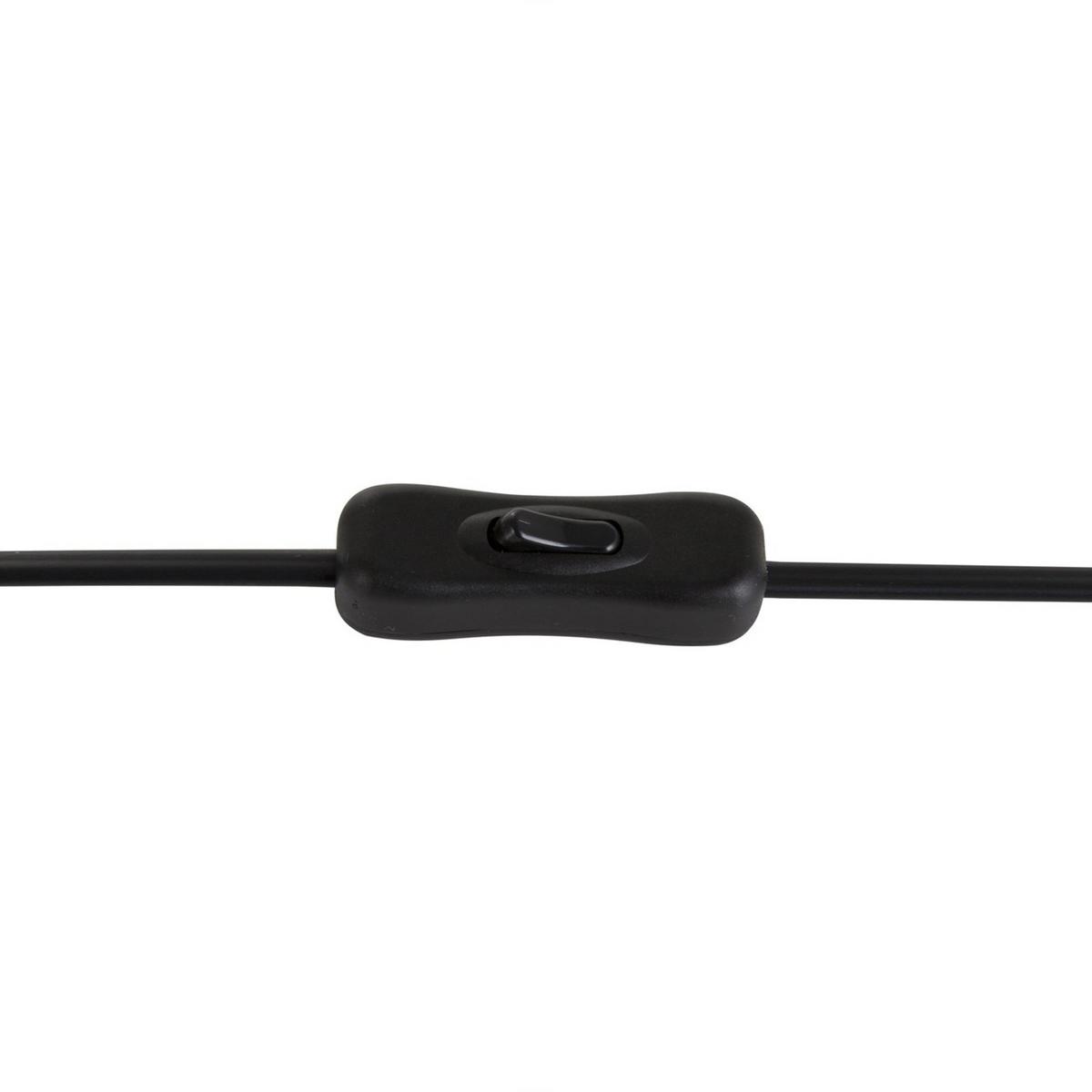 TISCHLAMPE Hondo 18/46/65 cm - Schwarz, Keramik (18/46/65cm) - Beliani