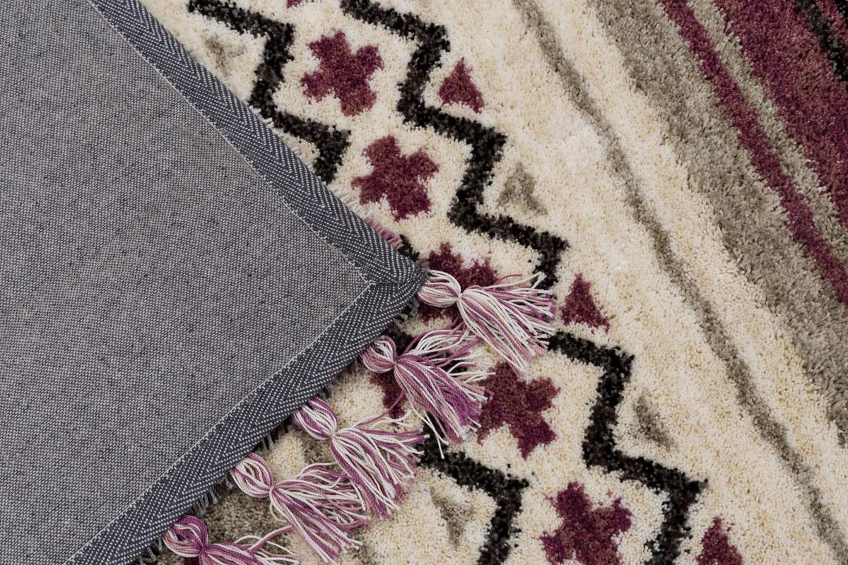 TUFTTEPPICH Vittoria 80x150 cm - Beere, Textil (80/150cm) - Gino Falcone