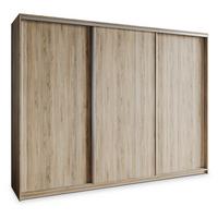 SCHWEBETÜRENSCHRANK NISSE 270/205/60 cm 3-türig Sonoma Eiche - Sonoma Eiche, Holzwerkstoff (270/205/60cm) - MASSENO
