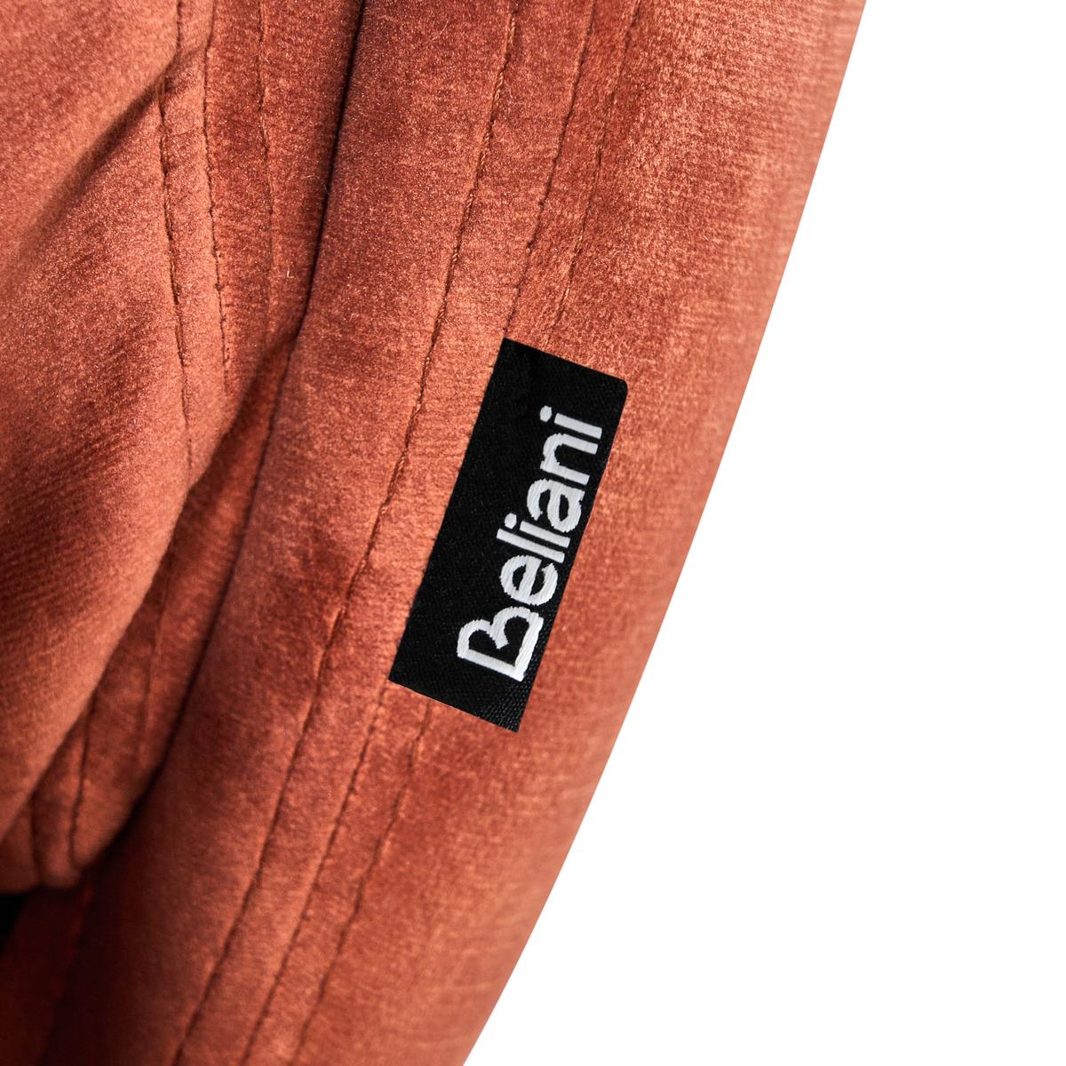 DREHSESSEL Samtstoff Goldbraun Nolvik - Goldfarben, Textil/Metall (82/82/85cm) - Beliani