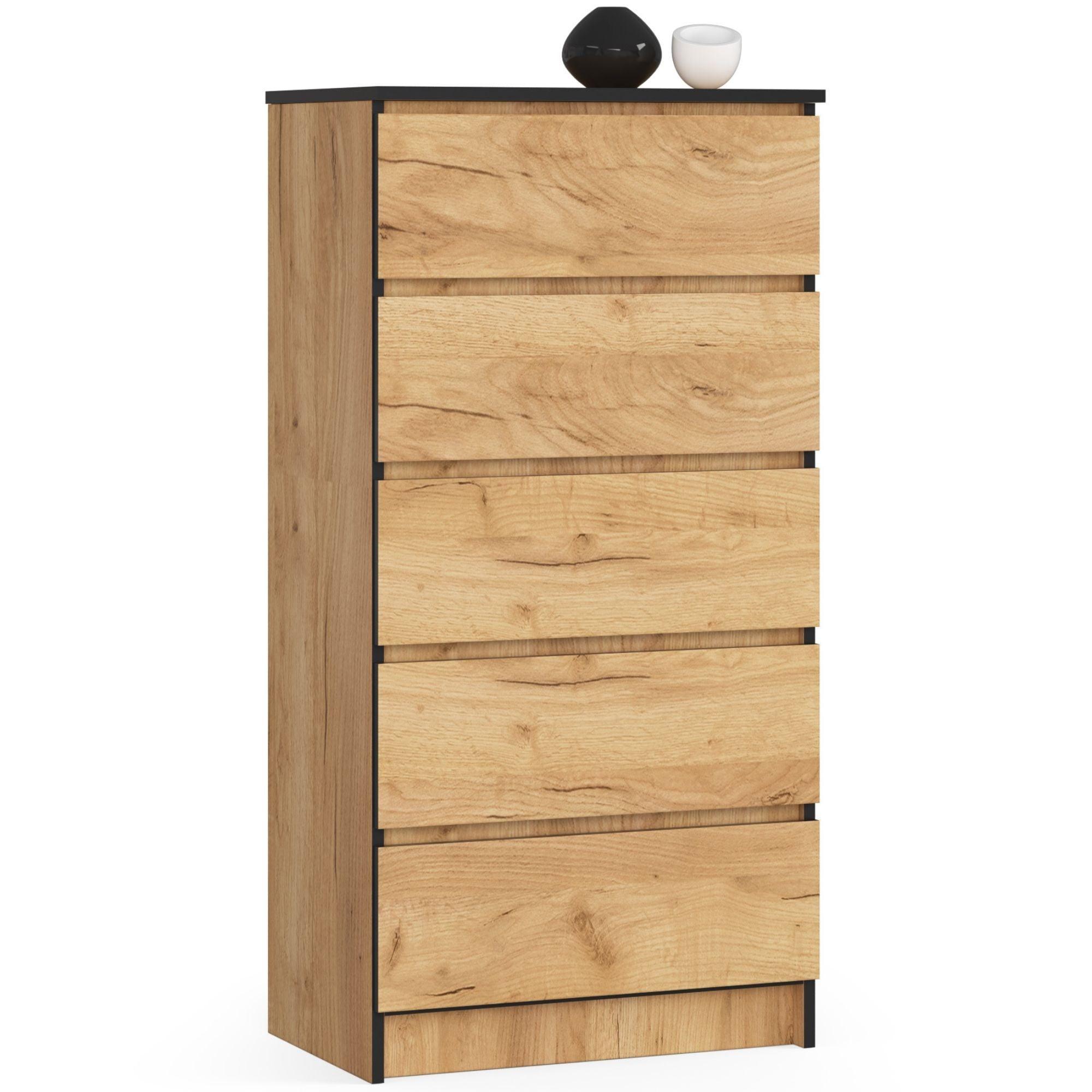KOMMODE Eiche Craft 121/60/40 - Eiche San Remo, Holzwerkstoff (60/121/40cm) - RAUMHIRSCH FURNITURE