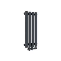 HEIZKÖRPER Doppelrohr vertikal montierbar Anthrazit 24/60/5,8 cm - Anthrazit, Metall (24/60/5.8cm) - EMKE