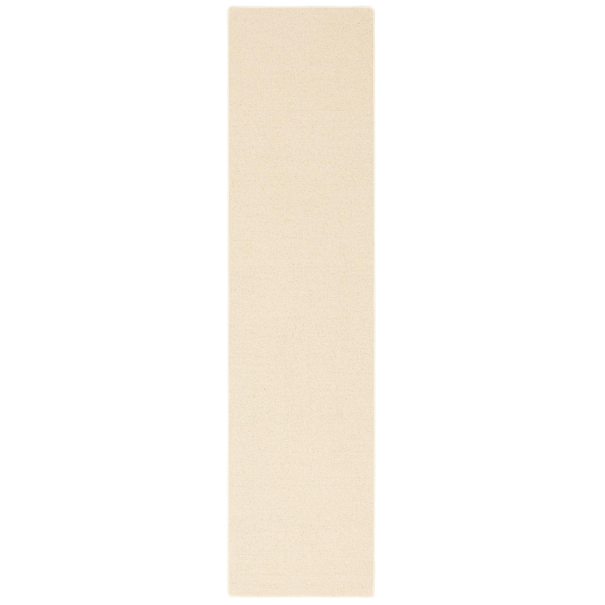 NATUR TEPPICH LÄUFER WOLLE BERBER - Ecru, Textil (80/400cm) - Snapstyle