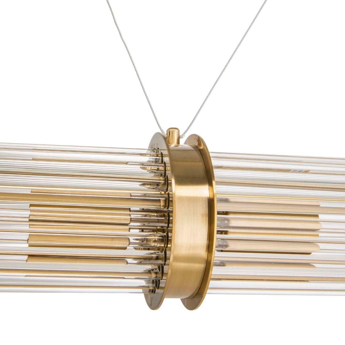 DOPPELGLAS Metall Messing Rohraufhängung - Goldfarben, Metall (20/120/120cm) - Signature